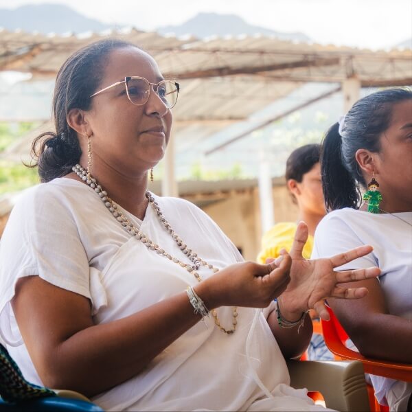 Photo of Cartagena's cathedral at the background and some colonial style houses