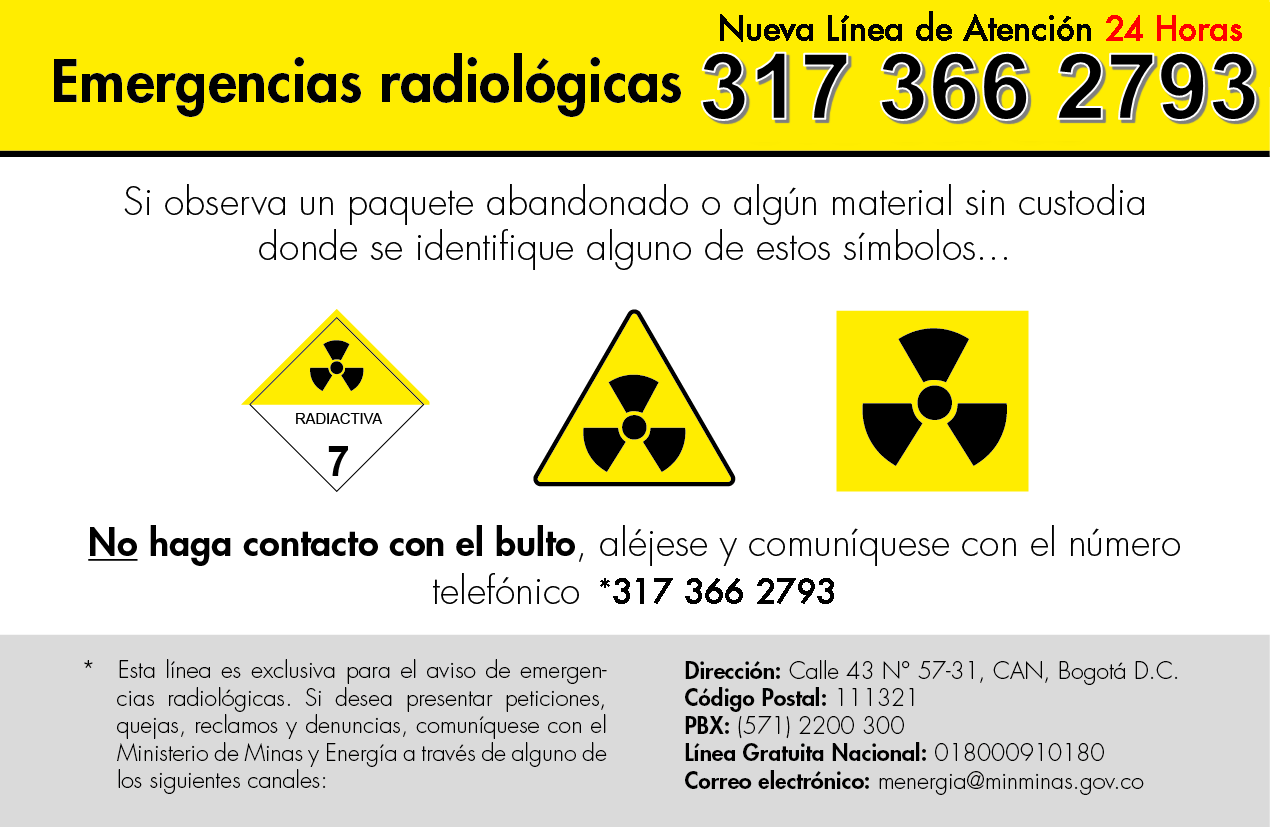 Emergencias Radiológicas Colombia