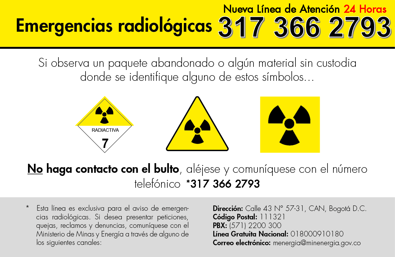 Emergencias Radiológicas Colombia