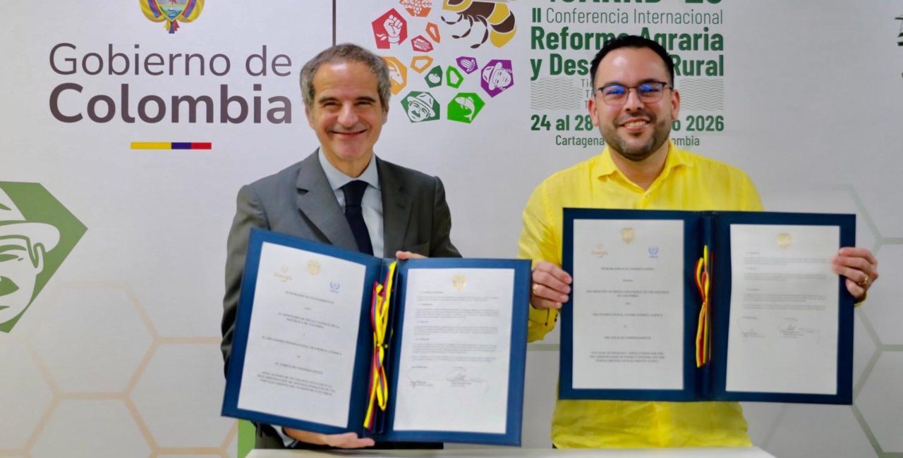 Colombia firma acuerdo con el Organismo Internacional de Energía Atómica para evaluar energía nuclear y fortalecer su seguridad eléctrica
