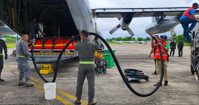 Gobierno nacional despliega puente aéreo y plan logístico especial para asegurar energía y combustible en Mitú y Puerto Inírida