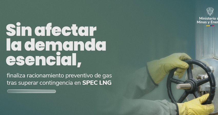 Sin afectar la demanda esencial, finaliza racionamiento preventivo de gas tras superar contingencia en SPEC LNG