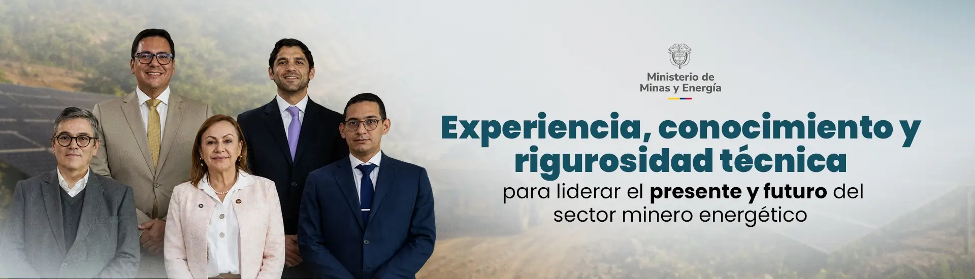 Le damos la bienvenida al equipo técnico para liderar el presente y futuro del sector minero energético